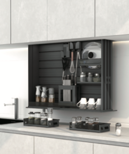 Kitchen wall cabinet (600-900mm) electrical elevator