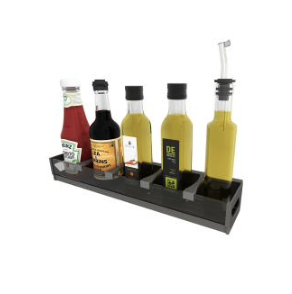 Wall hanging accessories panel system - seasoning bottles holder