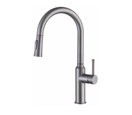 Kitchen pull-out mixer tap - PVD grey